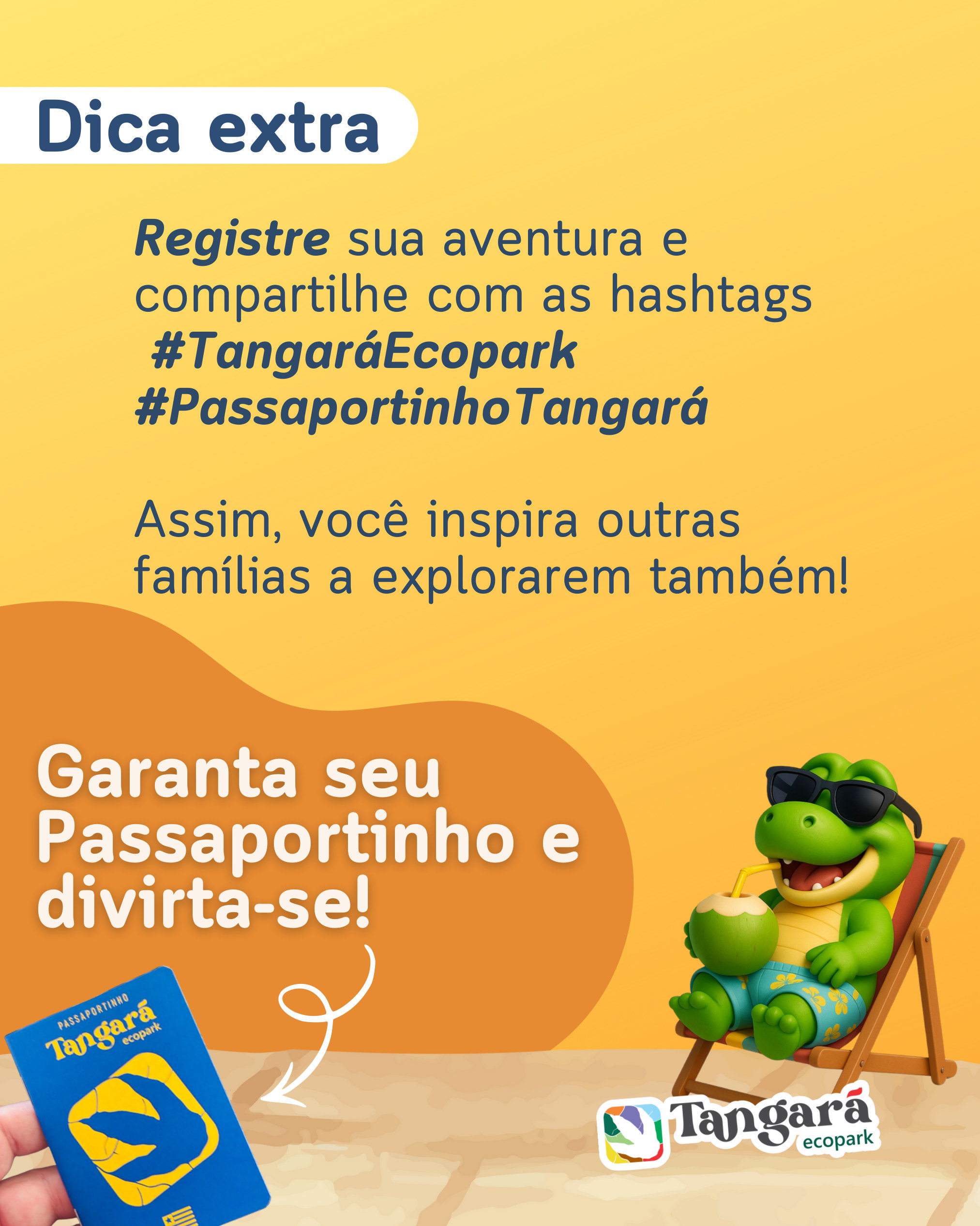 Mascote Tangará e momentos de relax